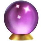 crystal ball alustalla Apple