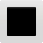 Appleプラットフォームのwhite square button