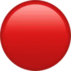 red circle för Apple-plattform