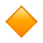 small orange diamond for Apple platform