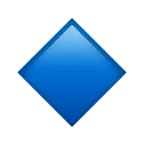 small blue diamond for Apple platform