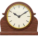 mantelpiece clock alustalla Apple