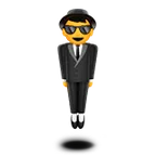 person in suit levitating עבור פלטפורמת Apple