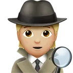 detective: medium-light skin tone pentru platforma Apple