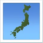 map of Japan alustalla Apple