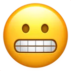 Apple cho nền tảng grimacing face