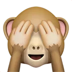 Apple 平台中的 see-no-evil monkey