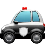 police car für Apple Plattform