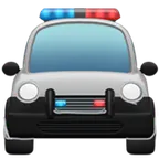 Apple প্ল্যাটফর্মে জন্য oncoming police car