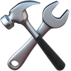 hammer and wrench alustalla Apple
