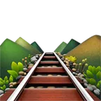 Apple dla platformy railway track