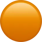 Apple প্ল্যাটফর্মে জন্য orange circle