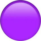 Apple प्लेटफ़ॉर्म के लिए purple circle