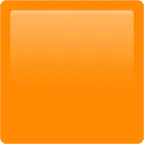 orange square for Apple-plattformen