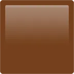 Apple प्लेटफ़ॉर्म के लिए brown square