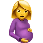 pregnant woman for Apple platform