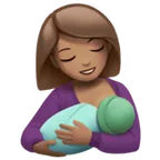 breast-feeding: medium skin tone สำหรับแพลตฟอร์ม Apple