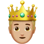 prince: medium-light skin tone สำหรับแพลตฟอร์ม Apple