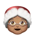 Apple dla platformy Mrs. Claus: medium skin tone