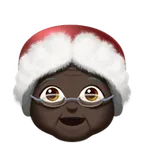 Mrs. Claus: dark skin tone untuk platform Apple