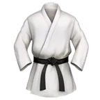 martial arts uniform für Apple Plattform