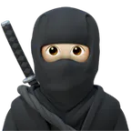 ninja: light skin tone per la piattaforma Apple