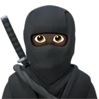 ninja: dark skin tone สำหรับแพลตฟอร์ม Apple