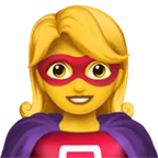 woman superhero for Apple platform