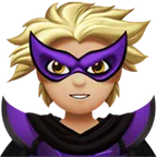 supervillain: medium-light skin tone für Apple Plattform