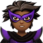 supervillain: medium-dark skin tone สำหรับแพลตฟอร์ม Apple