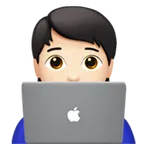 Apple platformu için technologist: light skin tone