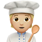 cook: medium-light skin tone สำหรับแพลตฟอร์ม Apple