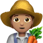 farmer: medium skin tone per la piattaforma Apple