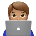 technologist: medium skin tone untuk platform Apple