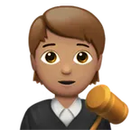 judge: medium skin tone voor Apple platform