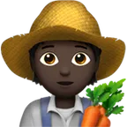 farmer: dark skin tone pentru platforma Apple