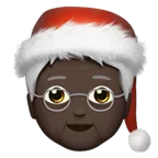 Mx Claus: dark skin tone สำหรับแพลตฟอร์ม Apple