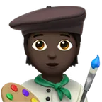 artist: dark skin tone untuk platform Apple