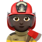 firefighter: dark skin tone สำหรับแพลตฟอร์ม Apple