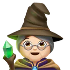 woman mage: light skin tone til Apple platform