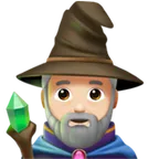 man mage: light skin tone til Apple platform