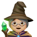 Apple platformu için woman mage: medium-light skin tone