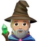 Apple 플랫폼을 위한 man mage: medium-light skin tone