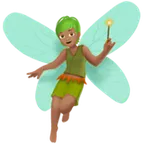 fairy: medium skin tone til Apple platform