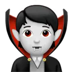 vampire: light skin tone untuk platform Apple