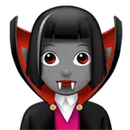 woman vampire: medium skin tone สำหรับแพลตฟอร์ม Apple