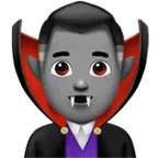 man vampire: medium skin tone สำหรับแพลตฟอร์ม Apple