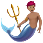 merman: medium skin tone per la piattaforma Apple