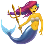 Apple platformon a(z) mermaid képe