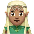 man elf: medium skin tone สำหรับแพลตฟอร์ม Apple